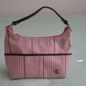 Pink Houndstooth Women's Bag